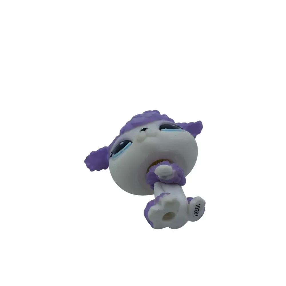 Littlest Pet Shop LPS #1862 Purple Poodle Blue Eyes Figure